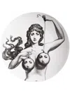 Fornasetti Tema E Variazioni N.182 Wall Plate In Black