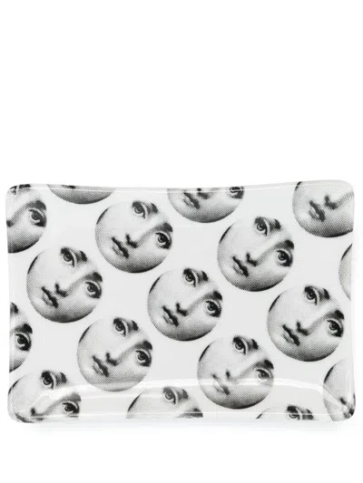 Fornasetti Tema E Variazioni N.197 Ashtray In White
