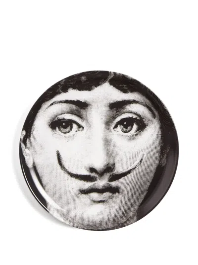 Fornasetti Tema E Variazioni N.21 Plate (10cm) In White