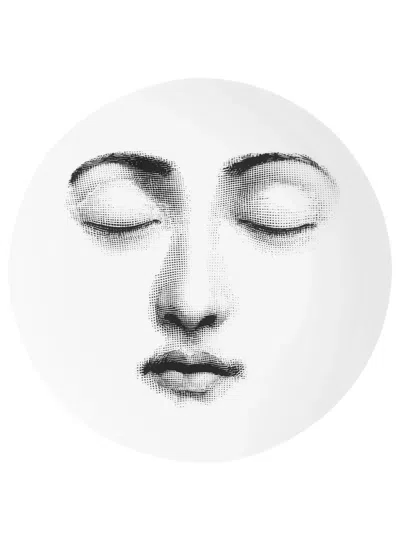 Fornasetti Tema E Variazioni N.213 Wall Plate In White
