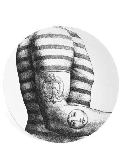 Fornasetti Tema E Variazioni N.215 Wall Plate In Bia