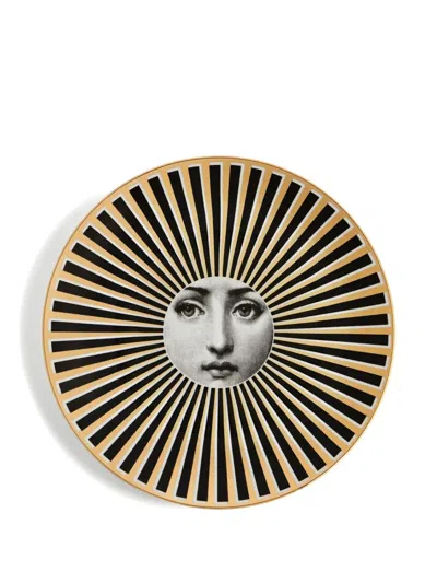 Fornasetti Tema E Variazioni N.247 Wall Plate (26cm) In Black