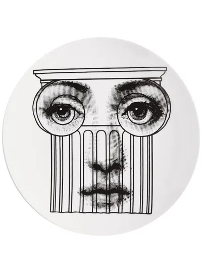 Fornasetti Tema E Variazioni N.278 Wall Plate (26cm) In Bia