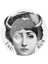 Fornasetti Tema E Variazioni N.349 Wall Plate (25cm) In Black