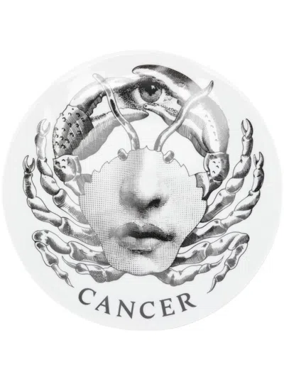 Fornasetti Tema E Variazioni N.351 Wall Plate (25cm) In White