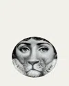 Fornasetti Tema E Variazioni N.352 Wall Plate In Blackwhite