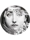 Fornasetti Tema E Variazioni N.353 Wall Plate In Black