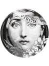 Fornasetti Tema E Variazioni N.353 Wall Plate (25cm) In Black