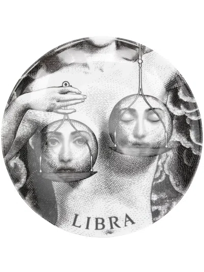Fornasetti Tema E Variazioni N.354 Wall Plate (25cm) In Black