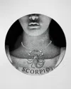 Fornasetti Tema E Variazioni N.355 Wall Plate In Blackwhite