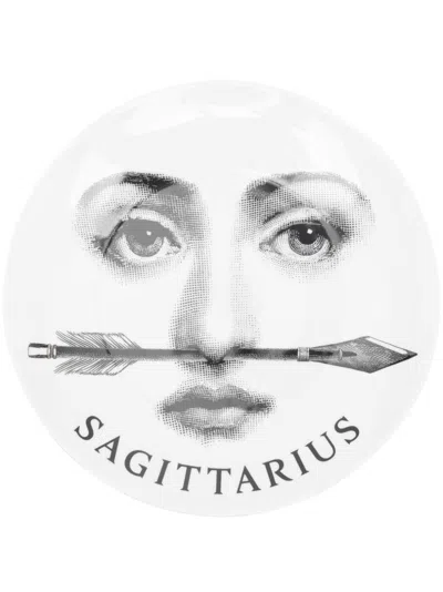 Fornasetti Tema E Variazioni N.356 Wall Plate (25cm) In White