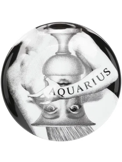 Fornasetti Tema E Variazioni N.358 Wall Plate (25cm) In Black