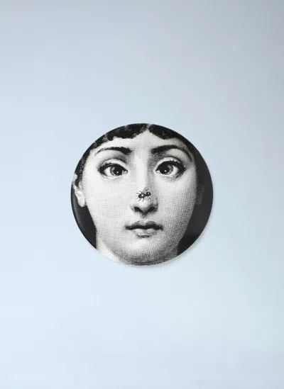 Fornasetti Tema E Variazioni N.363 Wall Plate In Black