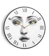 Fornasetti Tema E Variazioni N.364 Wall Clock In White