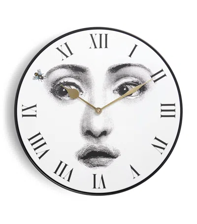 Fornasetti Tema E Variazioni N.364 Wall Clock In White
