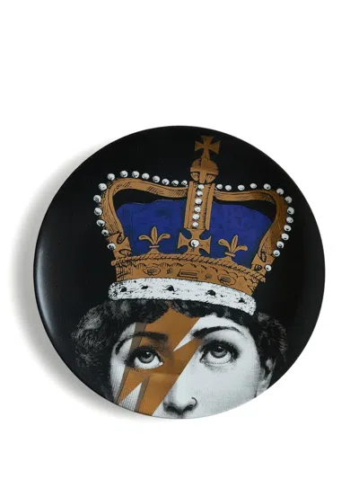 Fornasetti Tema E Variazioni N.389 Wall Plate (26cm) In Blue
