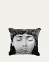 Fornasetti Tema E Variazioni N.393 Cushion In Black/white
