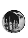 Fornasetti Tema E Variazioni N.406 Wall Plate (26cm) In Black