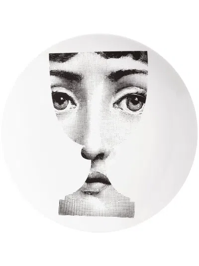 Fornasetti Tema E Variazioni N.51 Wall Plate In White