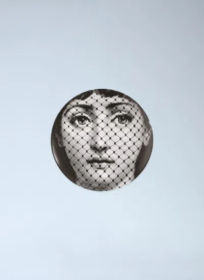 Fornasetti Tema E Variazioni N.78 Wall Plate In Black