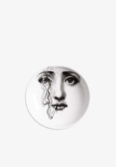 Fornasetti Tema E Variazioni N.81 Ashtray In White