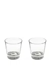 Fornasetti Tema E Variazioni N.82 Glasses (set Of Two) In Black
