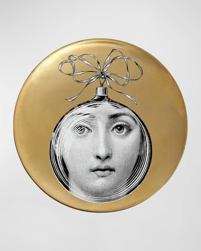 Fornasetti Tema E Variazioni N.88 Golden Plate In Multi