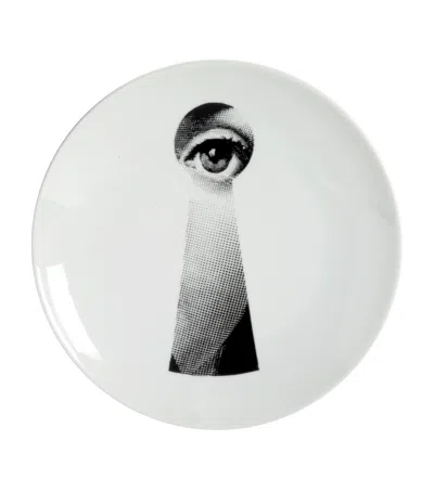 Fornasetti Tema E Variazioni No. 14 Wall Plate In White