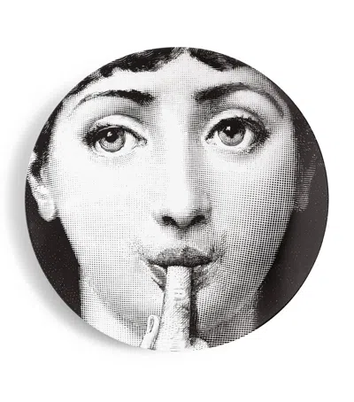 Fornasetti Tema E Variazioni No. 178 Wall Plate In White