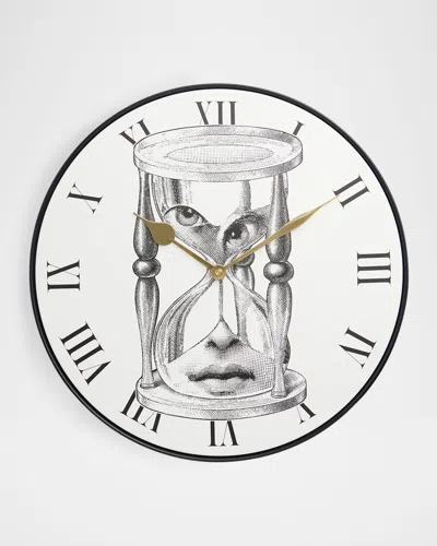 Fornasetti Tema E Variazioni No. 184 Wall Clock In Multi