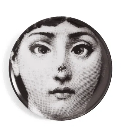 Fornasetti Tema E Variazioni No. 363 Coaster In Black