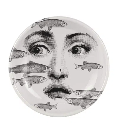 Fornasetti Tema E Variazioni No. 392 Ashtray In Gray