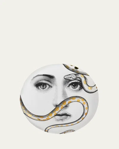 Fornasetti Tema E Variazioni No. 409 Wall Plate In Neutral