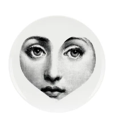 Fornasetti Tema E Variazioni No. 41 Wall Plate In Black