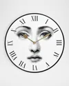 Fornasetti Tema E Variazioni No. 6 Wall Clock In Multi