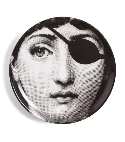 Fornasetti Tema E Variazioni No. 8 Coaster In Gray