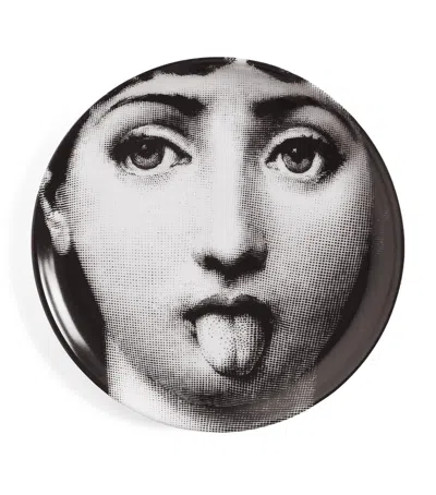 Fornasetti Tema E Variazioni No. 82 Coaster In Black