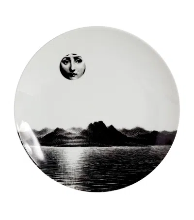 Fornasetti Tema E Variazioni No. 85 Wall Plate In White