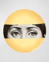 Fornasetti Tema E Variazioni No.32 Wall Plate In Blackwhitegold