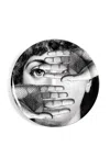 Fornasetti Tema E Variazioni Plate (26cm) In White