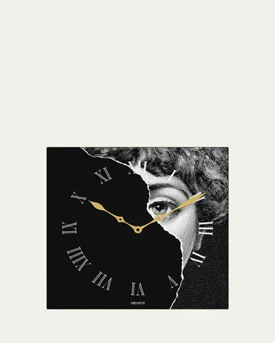 Fornasetti Tema E Variazioni Wall Clock In Multi