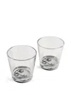 Fornasetti Tema E Variazoni Glass Set In White