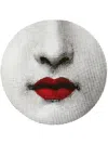 Fornasetti Tema E Variazoni N.397 Porcelain Wall Plate (26cm) In White