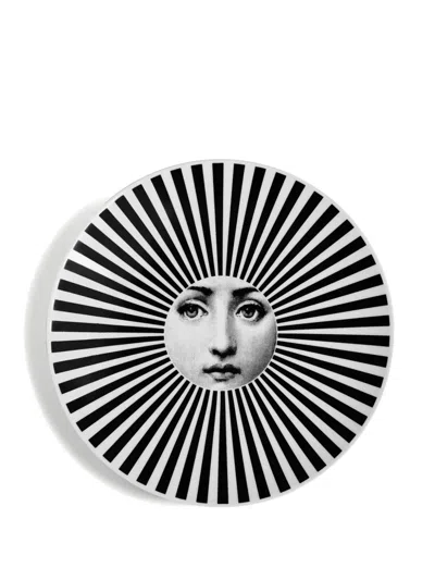 Fornasetti Tema E Variazoni Wall Plate In Black