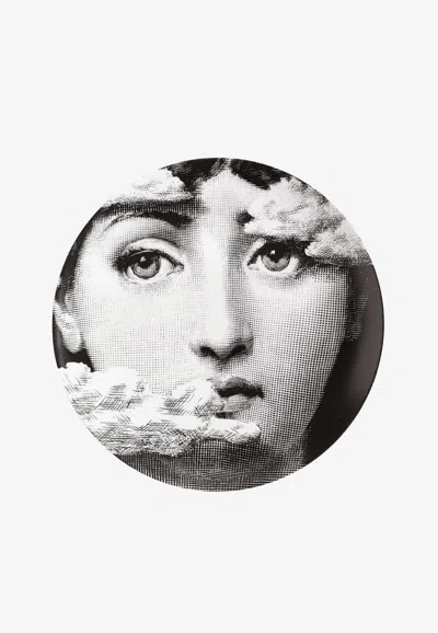 Fornasetti Theme And Variations Wall Plate N. 139 In Multi