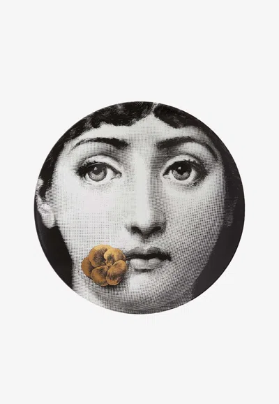 Fornasetti Theme And Variations Wall Plate N.137 In Multi