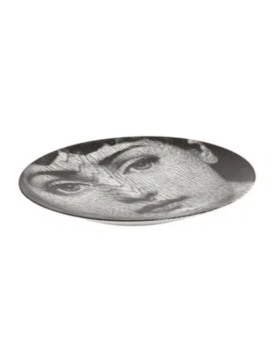 Pre-owned Fornasetti Themes & Variations Plate 90 In Multi