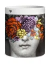 Fornasetti Large Nel Mentre Giardino Segreto Candle In White
