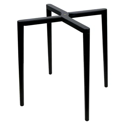 Pre-owned Fornasetti Tray Holder For A Tray Black Wood