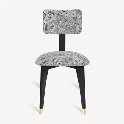 Fornasetti Upholstered Chair Malachite In Gray